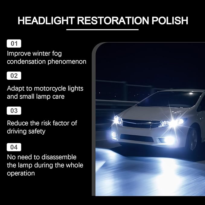 BTDECLAR Innovative Headlight Repair Polish Car Headlight Repair Fluid Car Headlight Cleaner (2)