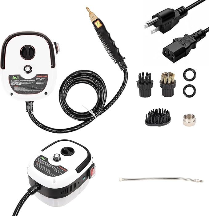 High Temperature Pressurized Steam Handheld High Pressure Steam Cleaning Machine Portable 110 V Tank for Air Conditioning Kitchen Range Hood