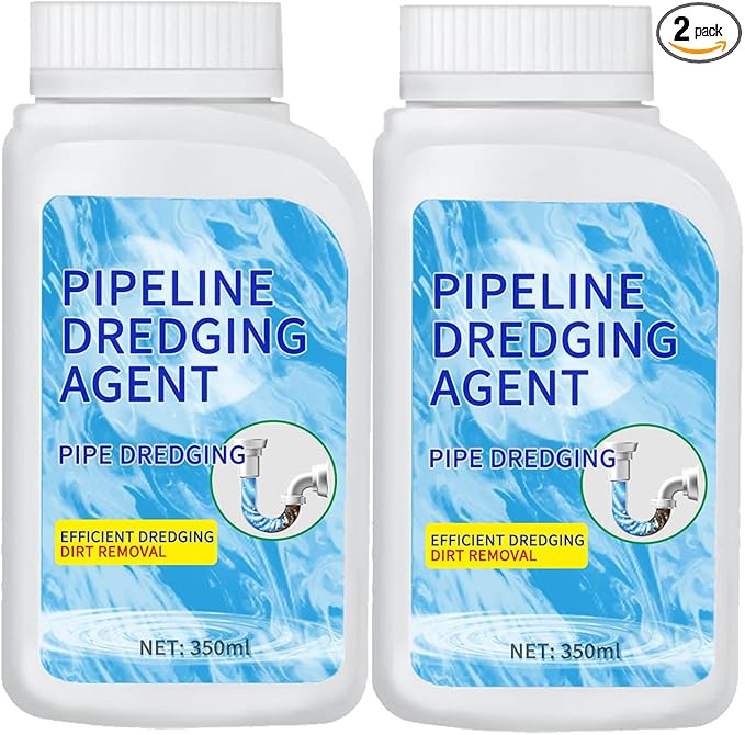 Pipeline Dredging Agent Drain Clog Remover Powerful Pipe Dredging Agent Powder Sink and Drain Pipe Unclogging Agent For Kitchen Toilet (2)