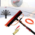 Solar Panel Cleaning Brush &amp Pole photovoltaic Cleaner Window Cleaning Pole 4M-12MOutdoor Window Cleaner Window Glass Conservatory Roof Washing Equipment Tool