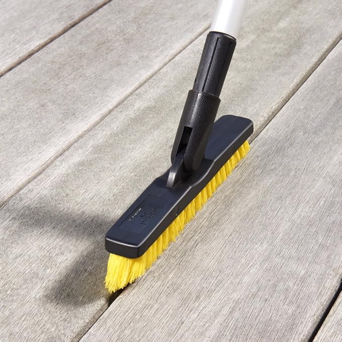 Unger Professional Hydropower Bi-Level Scrub Brush Head 10 &amp Swivel Grout and Corner Scrub Brush Head