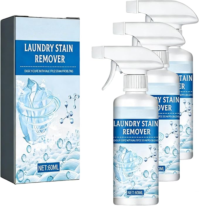 Clothing Emulsifier Non Ionic Clothing Emulsifier Stain Remover Dry Clean on the-Go Stain Removal Spray for Clothes Restores Faded Colors No Damage Sanitizer Fabric Conditioner (3PCS)