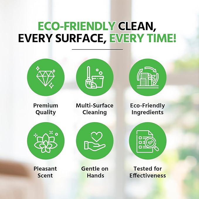 clean &amp simple™ SUPER CLEANER - Concentrated All-Purpose Multi-Surface Cleaner Non-Toxic Biodegradable