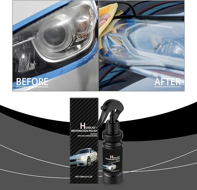 BTDECLAR Innovative Headlight Repair Polish Car Headlight Repair Fluid Car Headlight Cleaner (2)