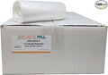 PlasticMill Heavy Duty Trash Bags - Clear Garbage Bags - Plastic Trash Bags - Kitchen Bathroom Office Garbage Bags Trash Can Liners - 7-10 Gallon Small Trash Bags 8 Microns 24x24 (1000-Count)