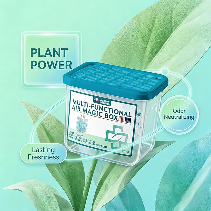 Air Magic Box Indoor Air Purification Dust Removal Magic Box Long-Lasting Air Freshener 120g for Home Office Bedroom Pet AreasLet Freshness Unfold—naturally and Quietly (3)