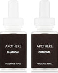 Pura Smart Home Plug-in Diffuser Refills by Apotheke (Charcoal 2-Pack) - Pura Fragrance Refills - Long-Lasting Aromatherapy Air Freshener Fragrance Products with Perfume-Grade Essential Oils