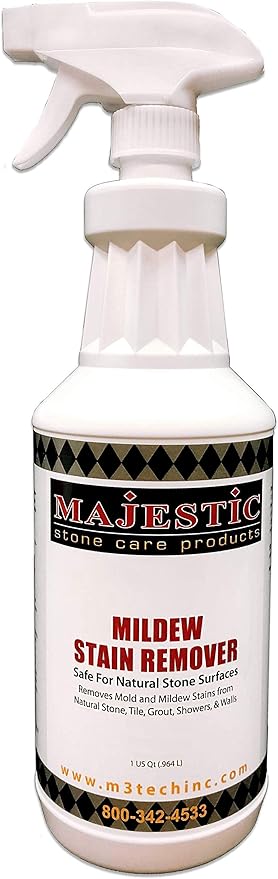 Majestic Stone Care Products Mildew Stain Remover Qt.