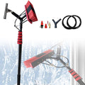 Window Cleaning Pole Rod/35cm Brush Water Fed Telescopic Brush Window Cleaner Tool Extendable Solar Panel Washing9m/29.5ft