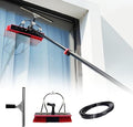Window Cleaning Pole Water Fed Telescopic Brush Photovoltaic Panel Cleaning Tool for Cleaning Solar Panels and Other Cleaning Activities10.8m/35.4ft