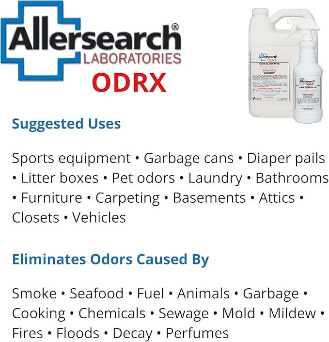 Allersearch ODRX Odor Eliminator 128-Ounce