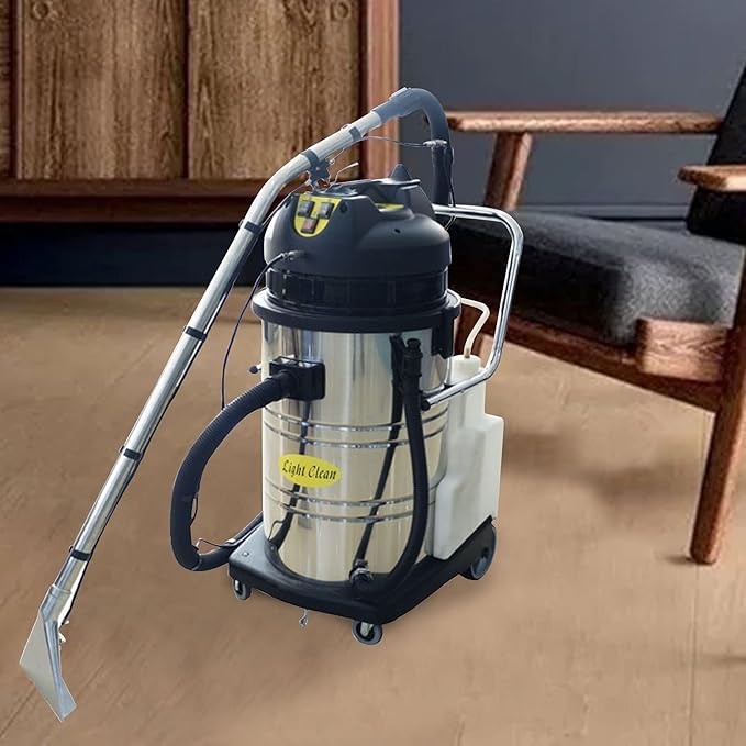 Commercial Carpet Cleaner Machine 2110W 60L Industrial Carpet Cleaner Professional Commercial Carpet Extractor Vacuum Washing Machine for Sofa Curtain Floor Home Hotel