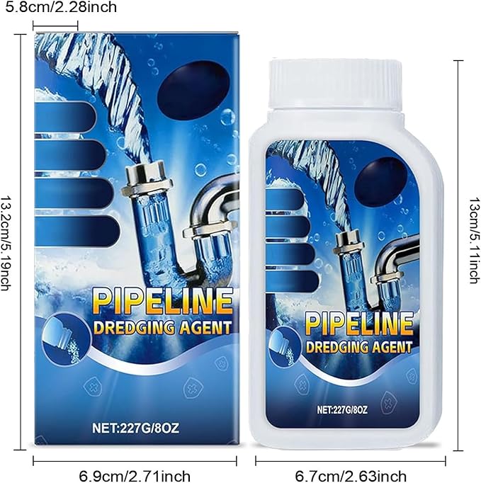 High-Efficiency Pipeline Dredging Agent &amp Drain Clog Remover Sink Drain and Pipeline Dredging Agent Quick Clean Drains Clog Remover