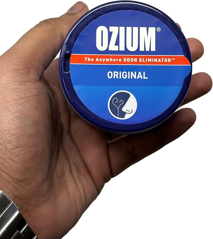 Ozium Air Sanitizer 4.5 oz Gel: Odor Eliminator for Strong Odor Car Air Freshener (Original 1 Pack)