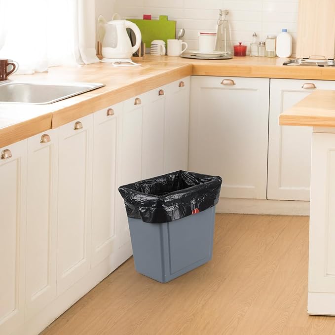 Begale 8 Gallon Drawstring Trash Bags Black 110 Counts