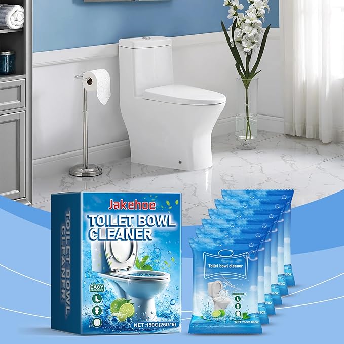 Toilet Bowl Cleaner 150g Easy Deodorizing Formula with Deep Cleaning Effect 6-Pack