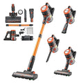 VEVOR Cordless Vacuum Cleaner 40KPA Max Suction Rechargeable Anti-Tangle Stick Vacuum with LED Display Screen Lightweight Handheld Vac with 47mins Runtime for Home Carpet Pet Hair Hard Floor