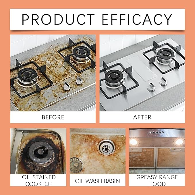 Multi-Purpose Foam Cleaner Powerful Stain &amp Grease Remover For Home Surfaces Safe &amp Long-Lasting(3PCS)