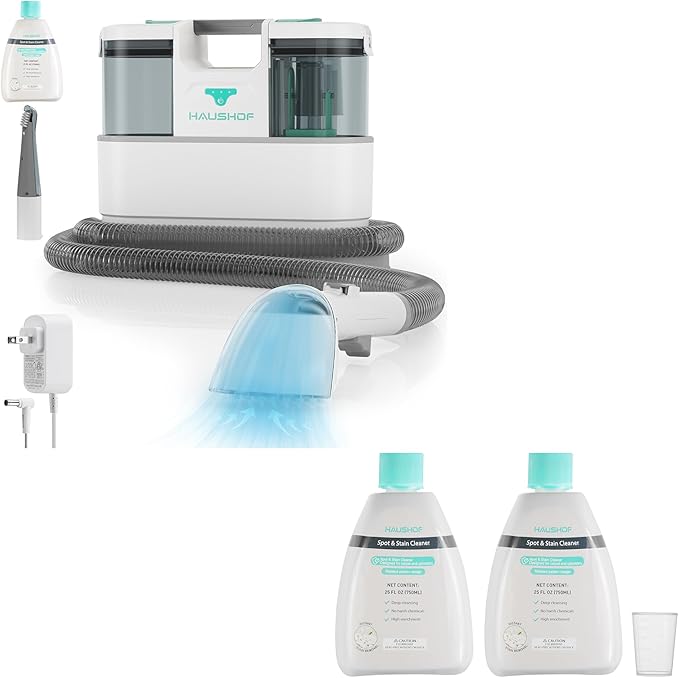 Carpet &amp Upholstery Cleaner &amp Stain Cleaner – Deep Cleaning Combo for Stains &amp Odors