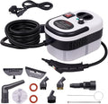 Steam Cleaner for Home &amp Car 15s Fast Heat Portable Steam for Cleaning Handheld 1.2L Tank 6-Level Adjustable Handle with 13 Piece Accessories Kit for Car Floors CouchesGrout Furniture