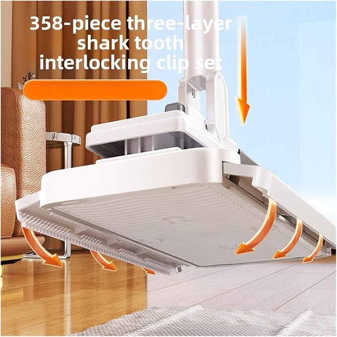 Flat Mop Face Towel Household Non Hand Wash Multi Function Lazy Person Cloth One Button Disassembly Automatic