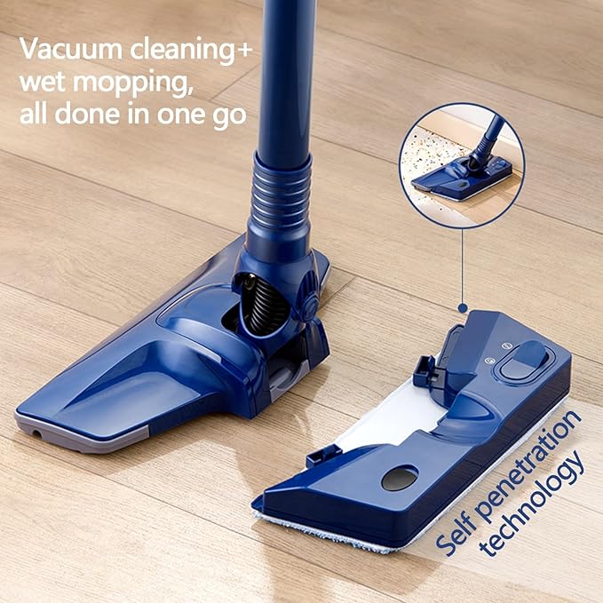 VELPEN Ultra-Light Corded Wet Dry Vacuum Cleaners 3-in-1 15Kpa 65db 400W Brushed Motor with Crevice Tool Multifunction Converts to A Hand Vacuum Hardwood Floors Cleaner