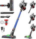 Hearten Cordless Vacuum CleanerUpgraded Stick Vacuum with LED Display Anti-Tangle Self-StandingAnti-TangleLightweightVacuum Cleaner for Home Pet Hair Carpet Hardwood Floor