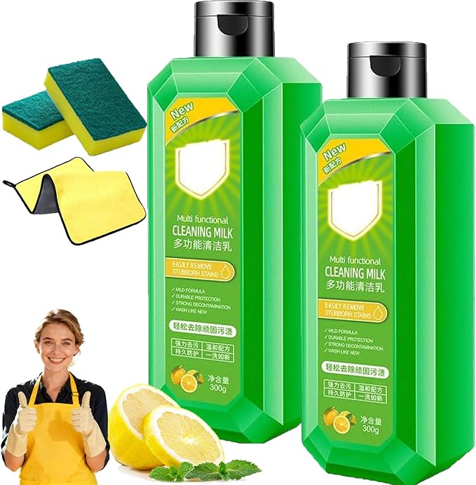 Cleaning Milk House Cleaner Powerful Multifunctional Cleaner Multi Functional Effective Cleaning Milk for Household Kitchen to Heavy Oil Stains (2)
