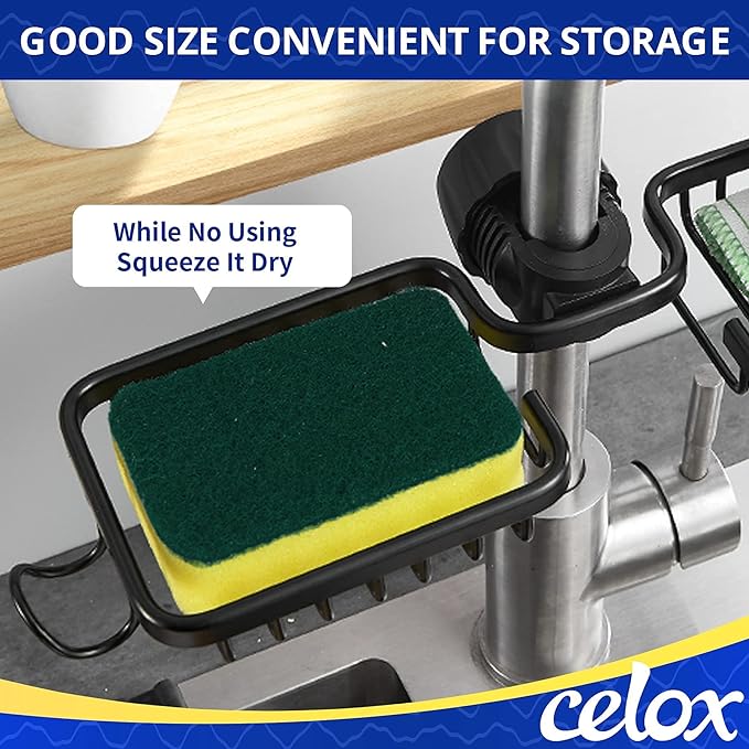CELOX Scrub Sponges for Washing Dishes and Cleaning Kitchen 24 Pack Yellow