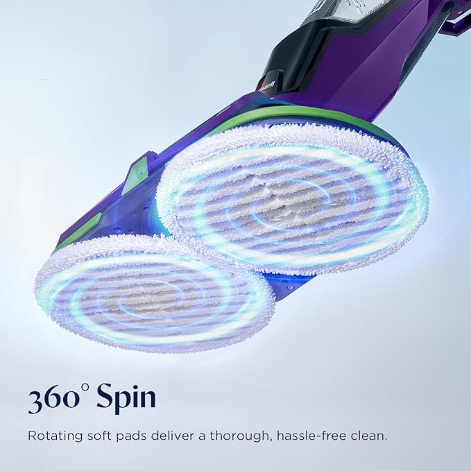 BISSELL® Spinwave Cordless Pet Hard Floor Spin Mop Cleaner 18V with washable mop pads for sealed hard floors 23157
