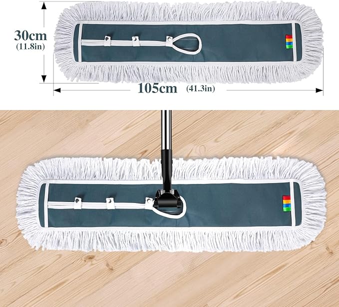 Masthome Cotton Refills for Commercial Dust Mop41 Mop Replacement Pads for B09S2RRFX1 (Pack of 1)