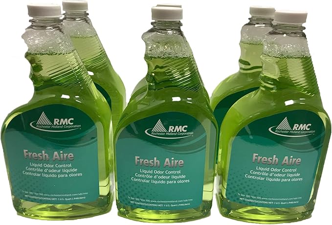 RMC Fresh Aire RTU Liquid Odor Control eliminator Deodorizer Wholesale 6pk 1 liter