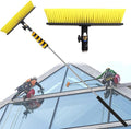 Water Fed Pole Kit for Window Cleaning Outdoor Window Glass Solar Panel Cleaning Extendable Brush for Photovoltaic Panel Cleaning Trucks Windows34FT/10.3M (39FT/12M)