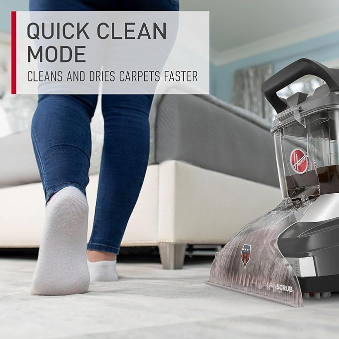 Hoover PowerScrub XL Pet Carpet Cleaner Machine Deep Cleaning Carpet Shampooer FH68050 + 64 oz Everyday Cleaner Solution AH31924
