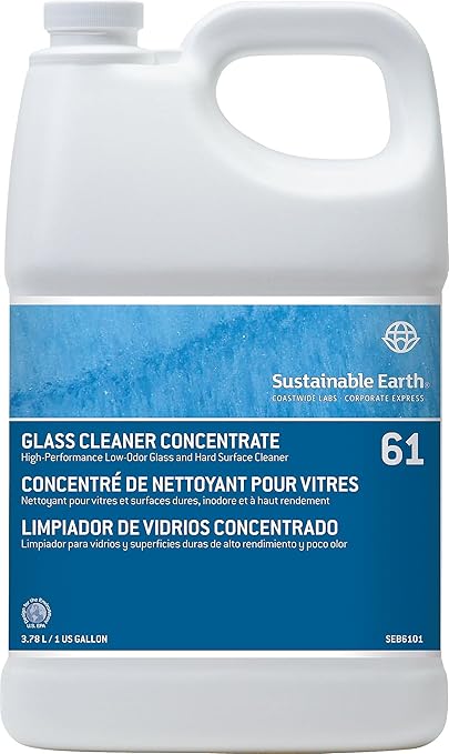 Coastwide Professional Glass Cleaner 61 Concentrate 3.78L 4/Carton