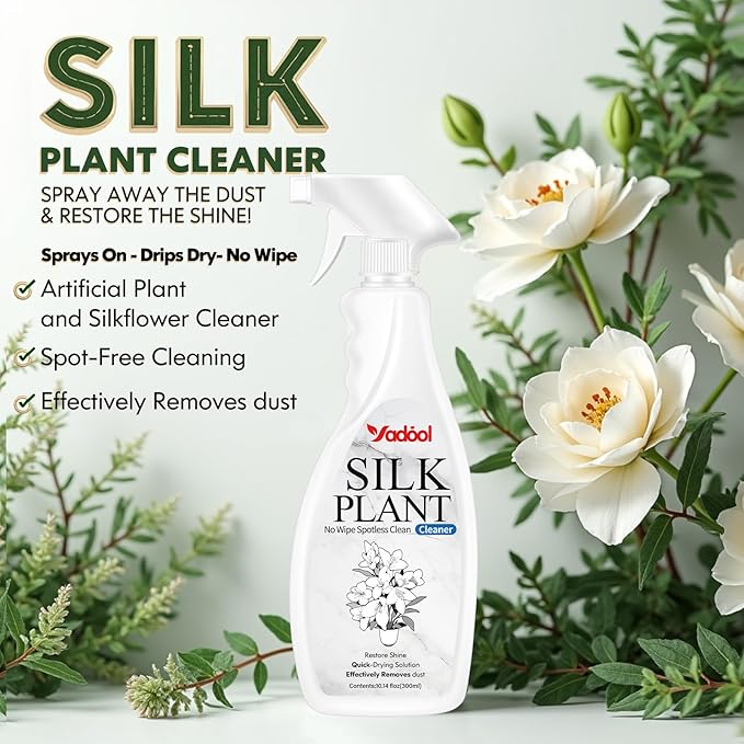 Silk Plant &amp Wine Glass Cleaner Duo – Effortless Shine for Greenery &amp Gourmet Moments