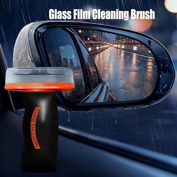 Multi - Surface Oil Film Cleaning Brush for Auto &amp Household Glass – Glass Cleaning Board 2026 Upgrade Handheld Glass Oil-Film Remover Improve Windshield Clarity and Visibility (3 one)