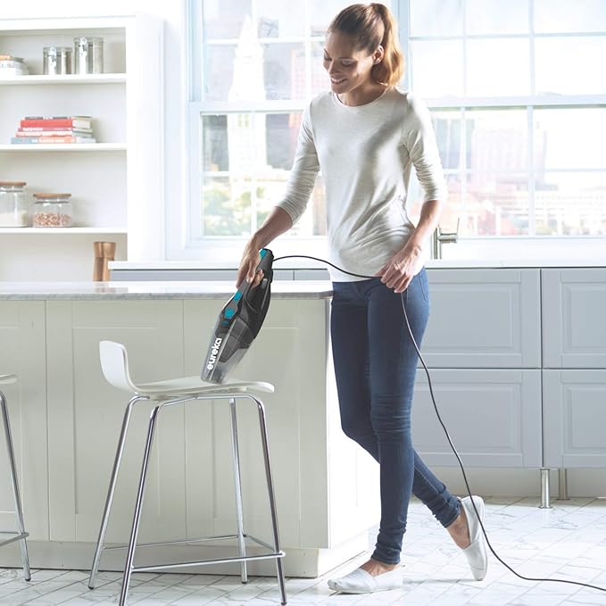 Bundle of Eureka NES215A Blaze 3-in-1 Swivel Handheld &amp Stick Vacuum Cleaner Blue + Eureka Filter &amp Pre Motor Filter for NES210 and NES215A Gray
