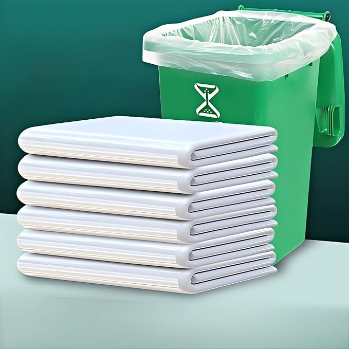 30-35 Gallon Heavy Duty Trash Bags - 100 Count Extra Thick &amp Leak-Proof Contractor Garbage Bags for Kitchen Outdoor Lawn Leaf Office Restaurant Commercial Use | 32x39 Inches (80x100cm)