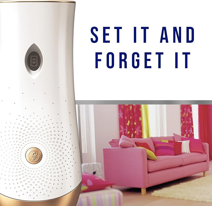Glade Automatic Spray Refill Air Freshener for Home and Bathroom Orchid &amp Neroli Fresh Collection 6.2 Oz 6 Count