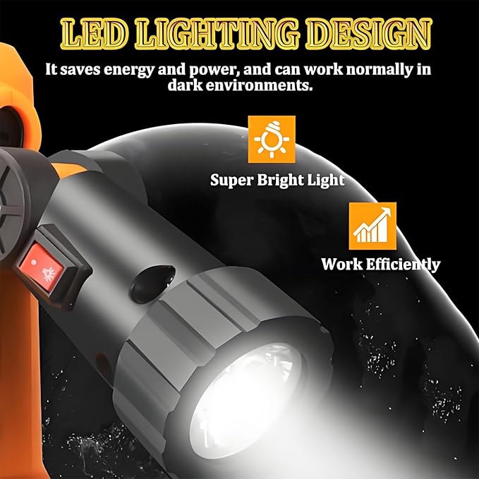 Electric Wall Cement Smoothing Machine Wall Straightener Machine 2880W Electric Float Cement Mortar Polisher With Self-adhesive Chassis And LED For Smoothing And Polishing Walls(110V)