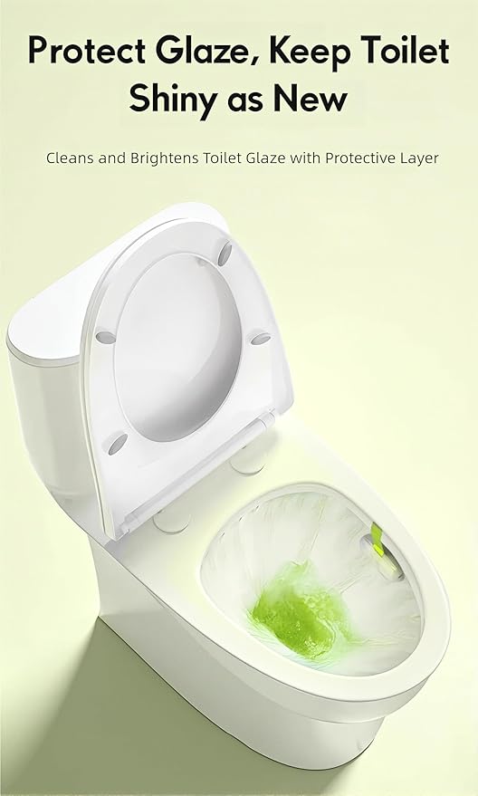 Hanging Toilet Bowl Cleaner 3 Scents Automatic Toilet Rim Cleaner Can be used 500 times Stain Removing Odor Eliminating Toilet Freshener for Standard &amp Smart Toilets (Truffle 9)