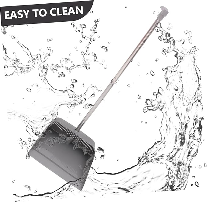 Lightweight Broom and Dustpan Set for Home Cleaning Ergonomic Handle Convenient Storage for Indoor Use and Collecting Trash Corners Random Style