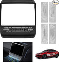 for Tesla Rear Ac Vent Cover &amp Air Freshener Model Y Juniper Model 3 Highland Accessories 2025 2026 Air Condition Vent Trim Cover with Adapter &amp Model Y Car Diffuser Set 4 Scents Aromatherapy