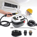 Hand-held Portable Steam Cleaning Machine Automatic Pumping for Kitchen Bathroom Furniture Car Detailing Seat(White)