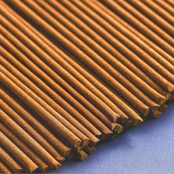 Shizu Sandalwood Incense Sticks – Artisanal Temple Grade Japanese Incense with Brass Holder – Calming Scent for Relaxation Meditation &amp Home Spa Elegant Gift Set (60 Sticks)
