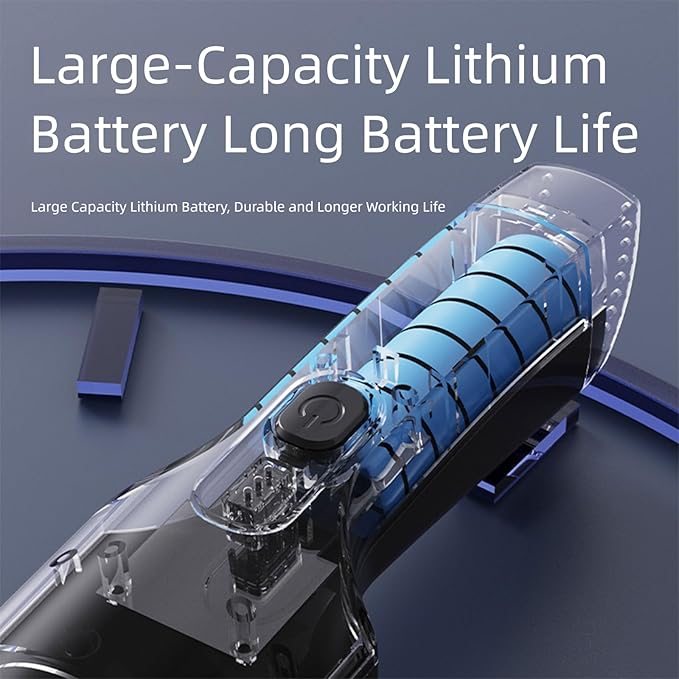 Handheld Vacuum Cleaner Cordless 6000Pa Suction with LED Light Dual Speed Rechargeable Mini Vacuum for Home Car &amp Pet Hair Low Noise 44–55dB Type-C Fast Charging Lightweight 430g