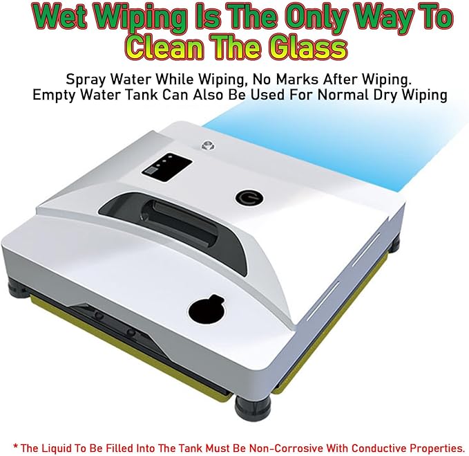 New Window Cleaner Robot Home Appliances Auto Fast Smart Planned Washer Electric Window Cleaning Robot with Water Spray