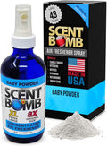Scent Bomb Air Freshener Spray Long-Lasting Odor Eliminator for Home &amp Car Effective Deodorizer for Kitchen Bathroom Fresh Room Spray &amp Smell Neutralizer Baby Powder Scent