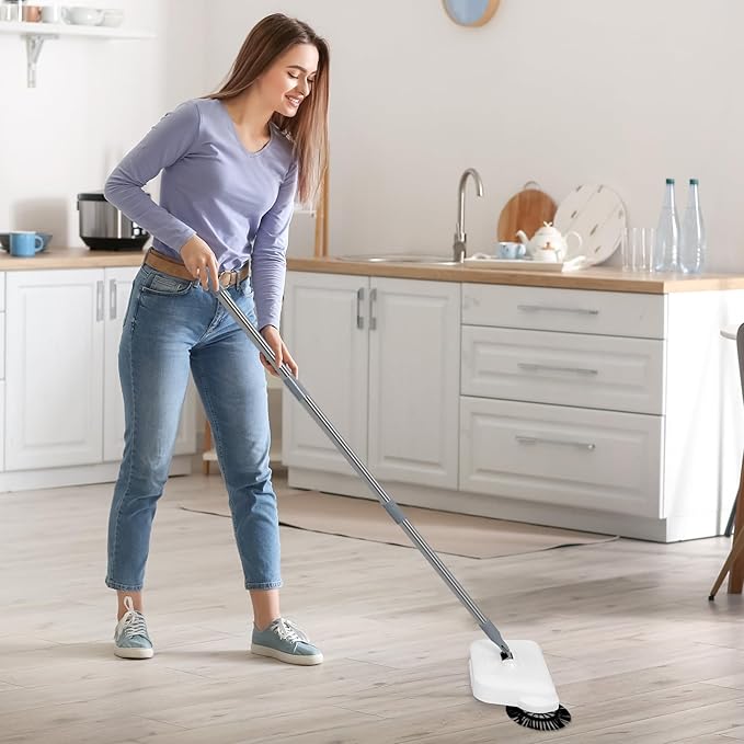 Hand-Push Floor Sweeping Machine for Home Suitable for Floors and Carpets Easy-to-Use Sweeper for Daily Cleaning